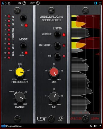 Plugin Alliance Lindell Audio 902 De-Esser v1.0.0 WiN/MAC-音浪网-音乐制作系统办公资源