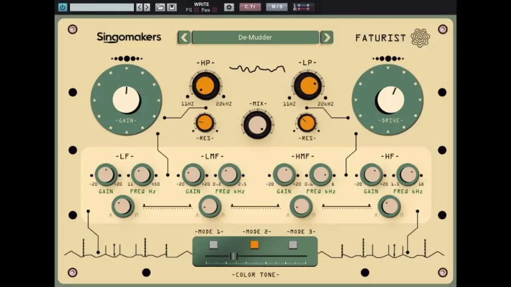 饱和度和失真多功能效果器 Singomakers Faturist v1.0.0 WIN-音浪网-音乐制作系统办公资源