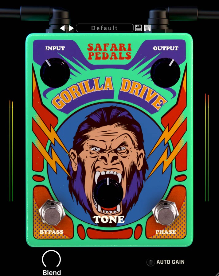 大猩猩过载 Safari Pedals Gorilla Drive – Warm analog saturation in a plugin 1.0.23 WIN-音浪网-音乐制作系统办公资源