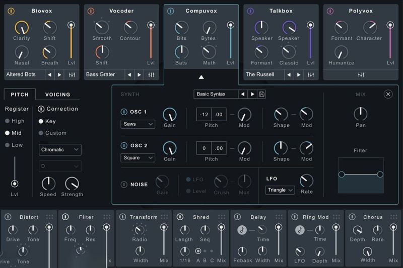 人声效果合成器 iZotope VocalSynth 2 Prov2.4.0 WIN-音浪网-音乐制作系统办公资源