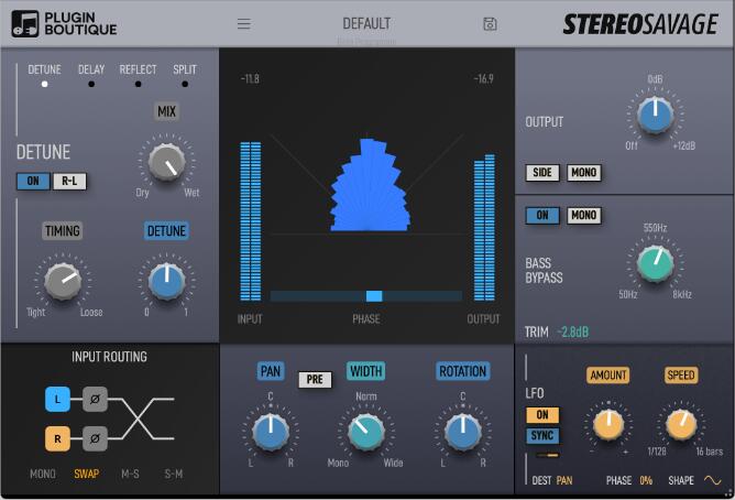 立体声处理插件 Credland Audio StereoSavage v2.0.1 WIN-音浪网-音乐制作系统办公资源