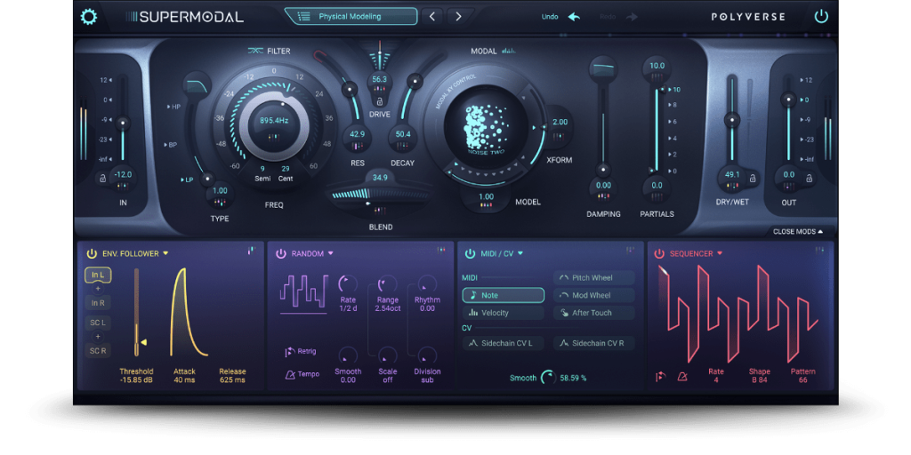 现代电影动效滤波器 Polyverse Music Supermodal v1.0.0 WIN-音浪网-音乐制作系统办公资源