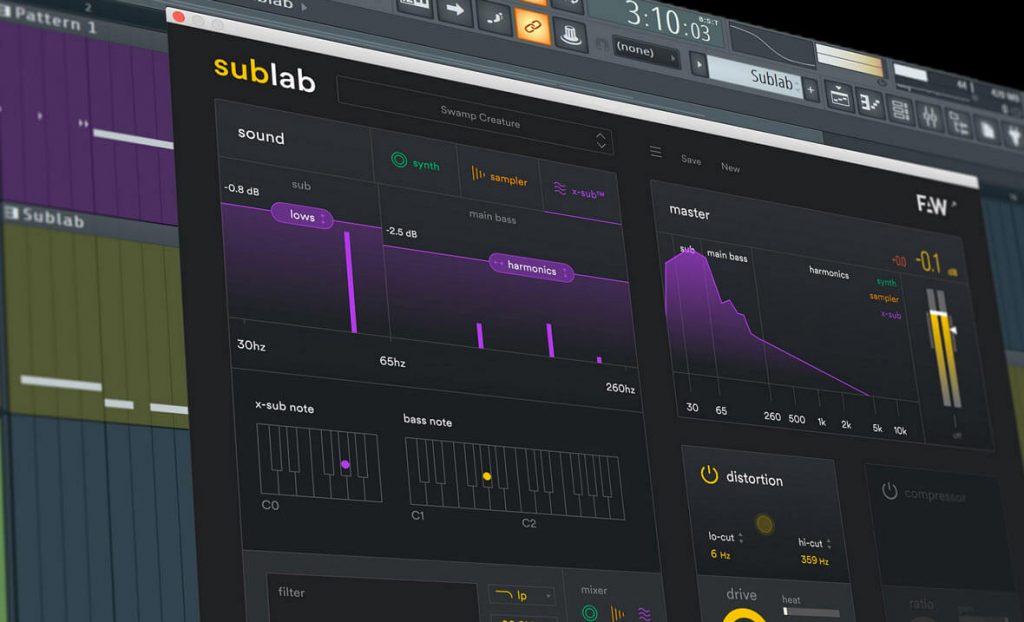 超现代低音合成器 FAW SubLab XL v1.0.0 WIN & [U2B] macOS-音浪网-音乐制作系统办公资源