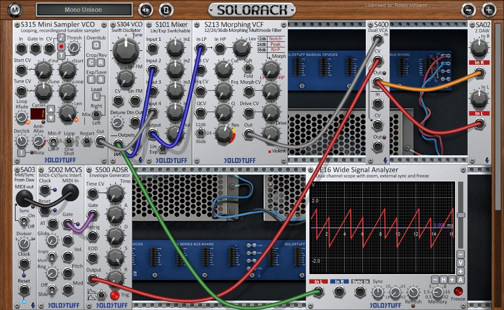 模块化合成器 SoloStuff SoloRack v2.1 Incl Keygen WIN-音浪网-音乐制作系统办公资源