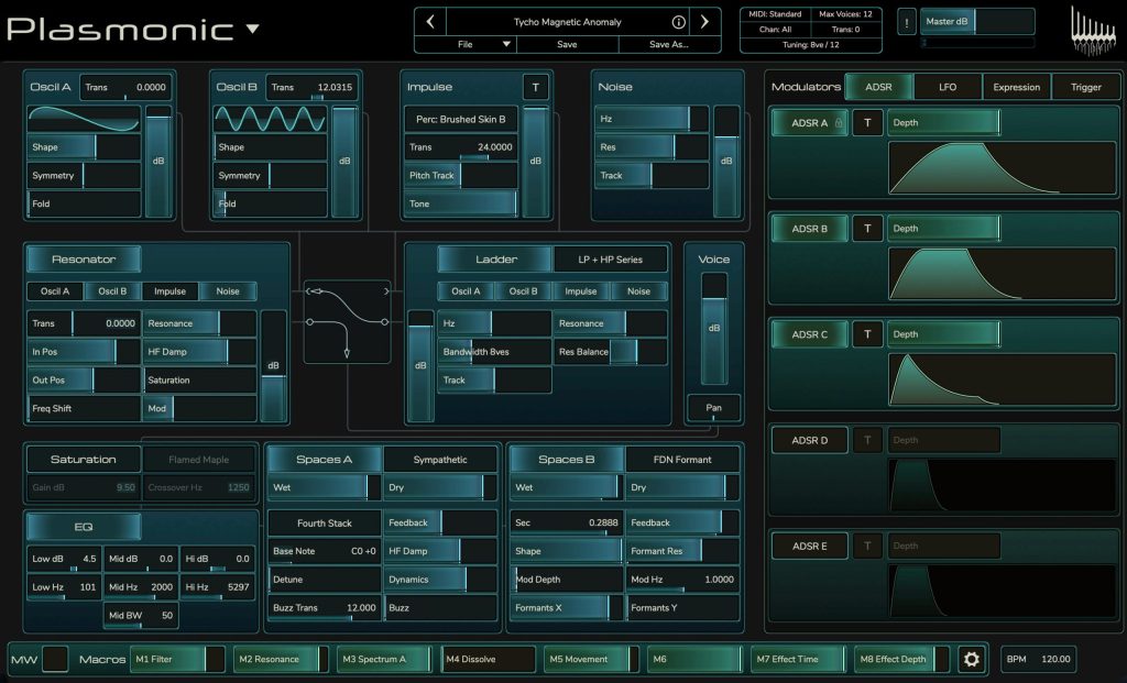 建模合成器 Rhizomatic Plasmonic v1.2.0 WIN-音浪网-音乐制作系统办公资源