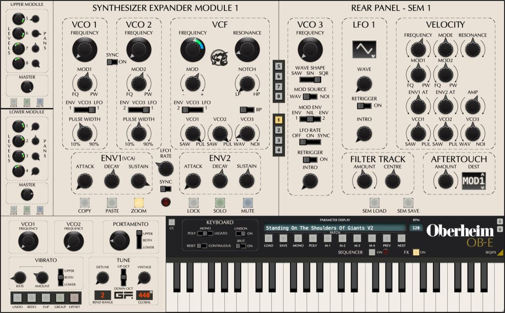 传奇合成器 GForce Oberheim OB-E v2.1.1 WiN/MAC-音浪网-音乐制作系统办公资源