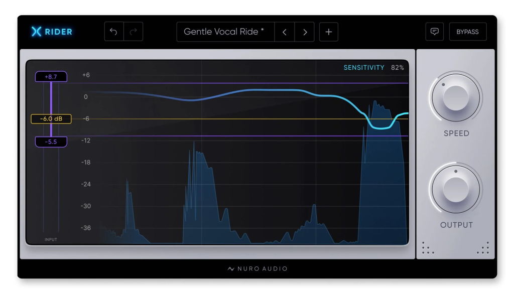 智能人声响度效果器 Nuro Audio Xrider v1.0.1 WIN-音浪网-音乐制作系统办公资源