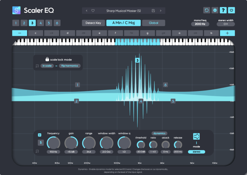 超现代EQ效果器 Plugin Boutique Scaler EQ v1.0.0 Regged WIN/MAC-音浪网-音乐制作系统办公资源