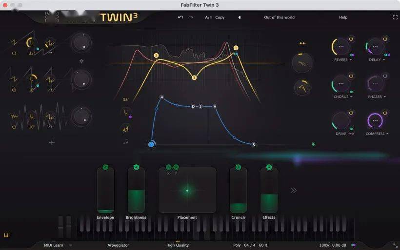 肥波全新第三代震荡器 FabFilter Twin 3 v3.0.0 WIN/MAC-音浪网-音乐制作系统办公资源