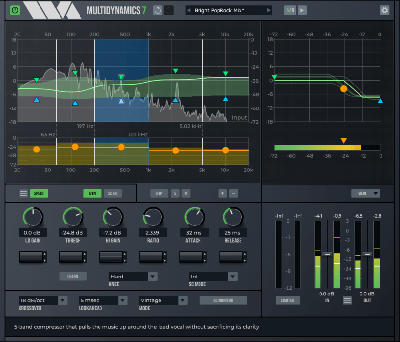 多频段动态处理器 – Wave Arts MultiDynamics 7 v7.03 WIN-音浪网-音乐制作系统办公资源