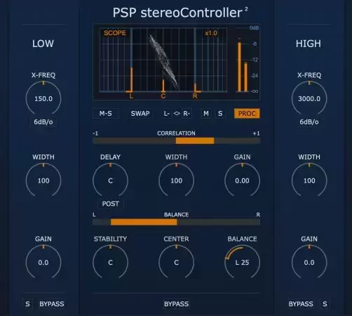 立体声信号校正插件 PSPaudioware.PSP.stereoContoller2.v2.0.0-R2R WIN-音浪网-音乐制作系统办公资源