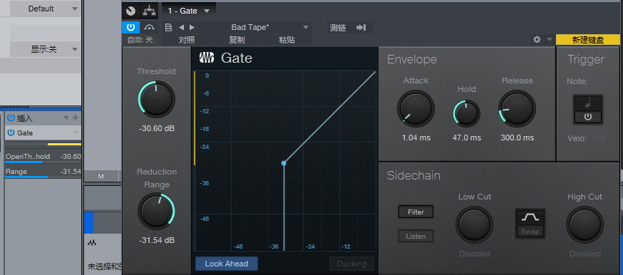 图片[5]-如何使用Studio One噪音门效果器去除噪音-音浪网-音乐制作系统办公资源