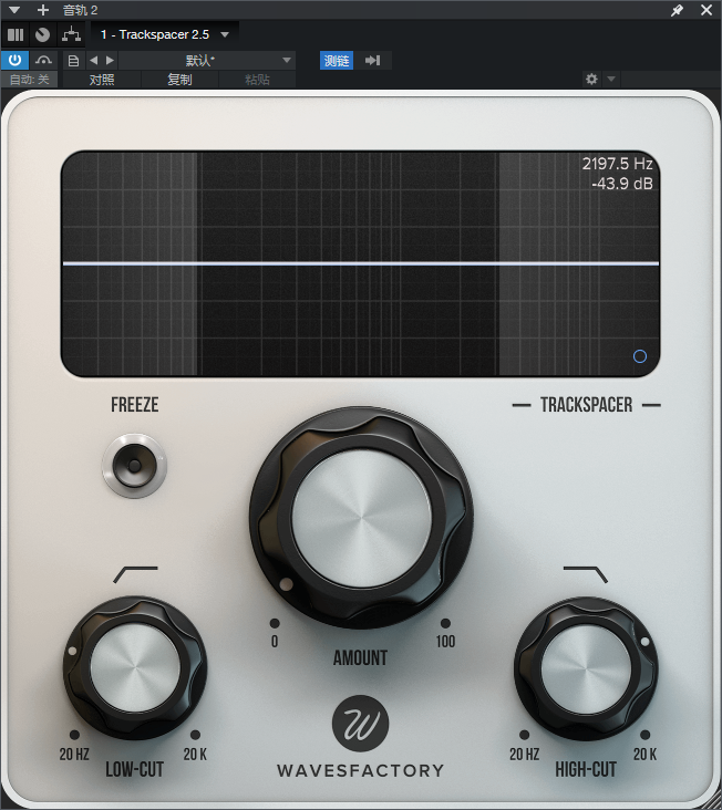 自动均衡器插件 Wavesfactory Trackspacer v2.5.10 WiN-音浪网-音乐制作系统办公资源