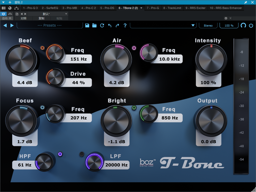 均衡器 Boz.Digital.Labs.T-Bone.v2.0.12.Incl.Keygen-R2R WIN-音浪网-音乐制作系统办公资源