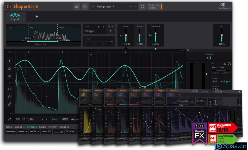  整形器插件包 Cableguys.Shaperbox.3.v3.3.1-TeamCubeadooby WIN-音浪网-音乐制作系统办公资源