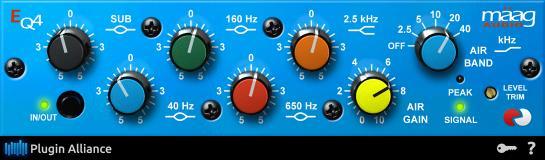 Maag EQ4空气感均衡器插件 Maag Audio EQ4 v1.9 WIN-音浪网-音乐制作系统办公资源