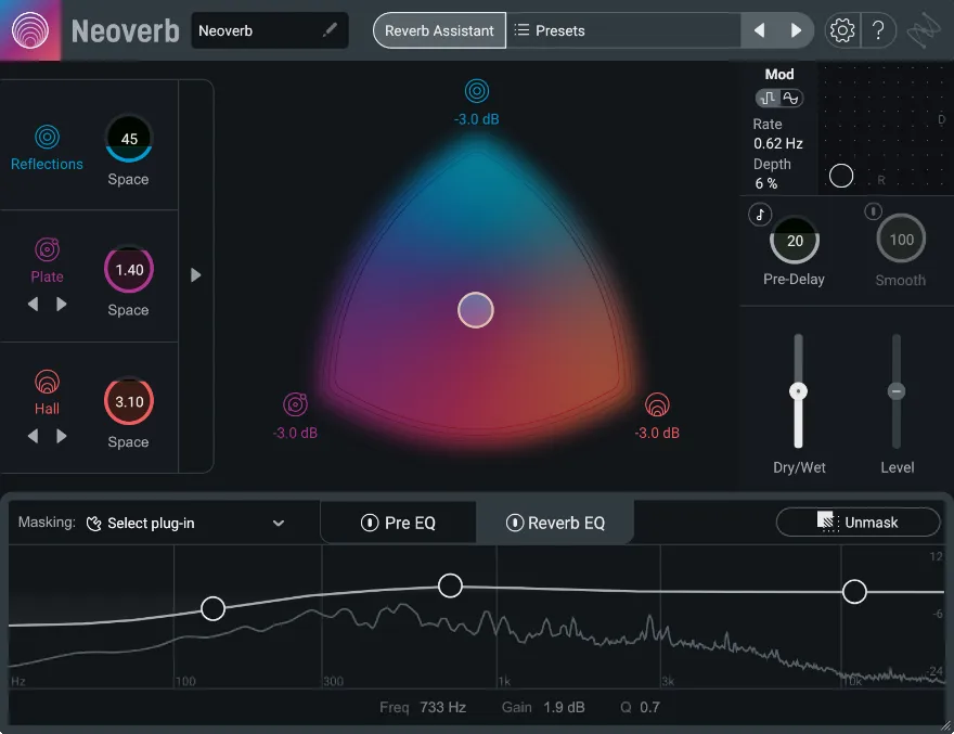 iZotope Neoverb Pro v1.3.0 混响音频插件-音浪网-音乐制作系统办公资源