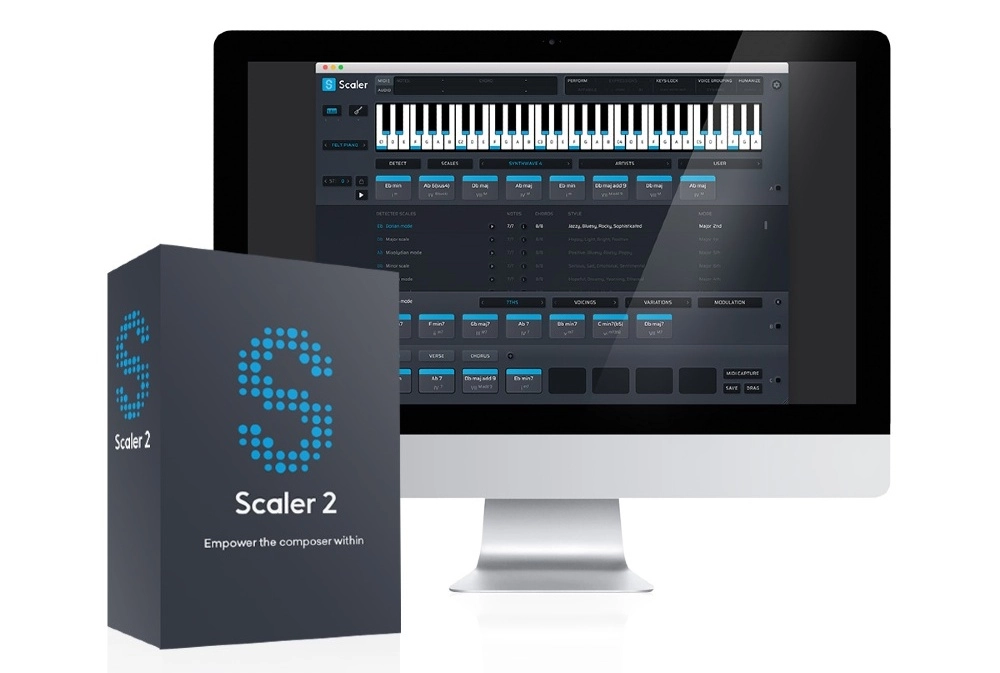 写歌助手和弦插件 Plugin Boutique Scaler 2 v2.7.0 Regged WiN/macOS-音浪网-音乐制作系统办公资源