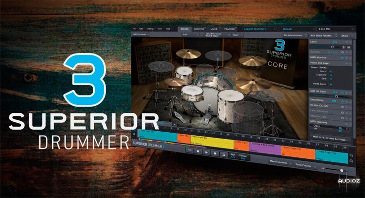 超级鼓手升级 Toontrack Superior Drummer v3.3.4 WIN/MAC-音浪网-音乐制作系统办公资源