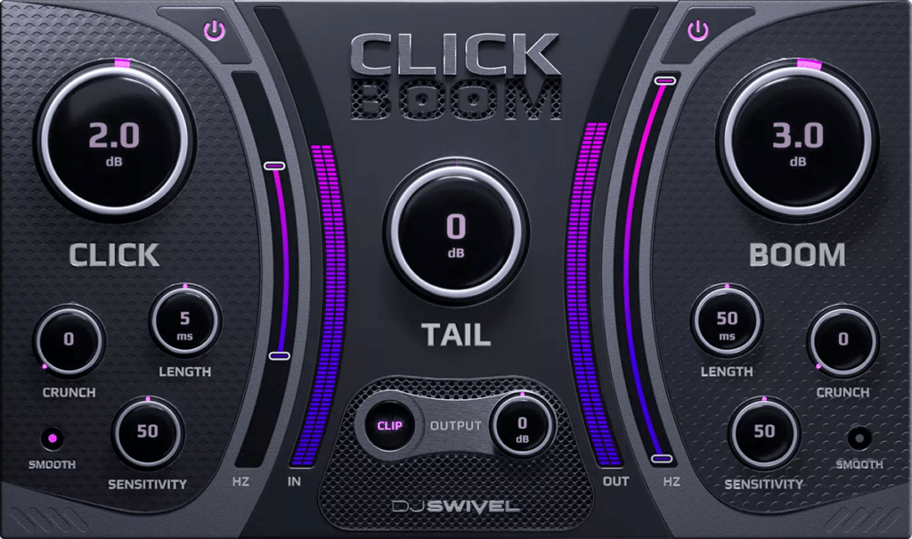 瞬态整形器 DJ Swivel Click Boom v1.0 REPACK WiN-音浪网-音乐制作系统办公资源