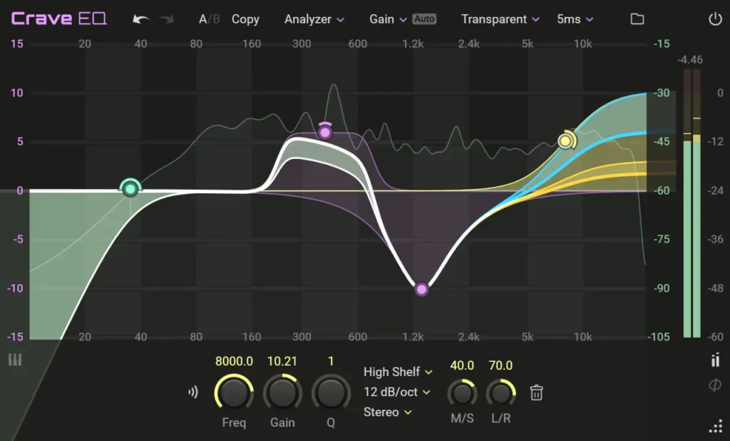 零延迟模拟均衡器 Crave DSP Crave EQ 2 v2.2.10 WIN-音浪网-音乐制作系统办公资源