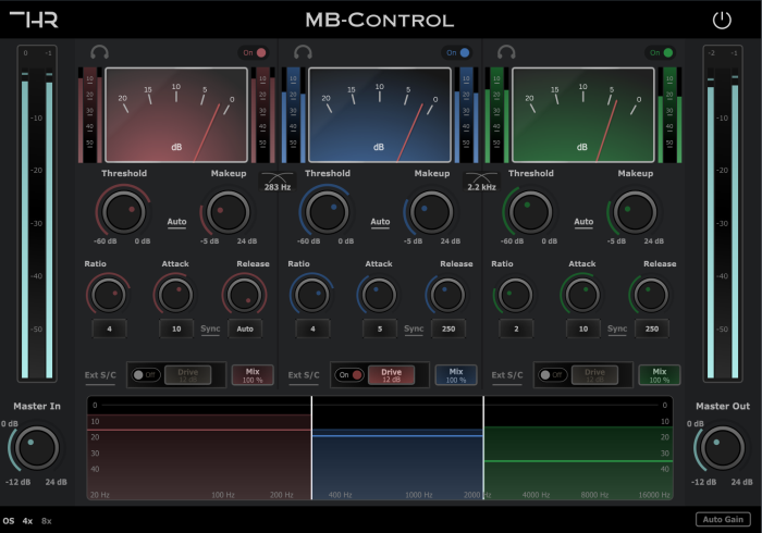 零延迟专业级多段压缩器 THR MB Control v1.0.0 WiN-音浪网-音乐制作系统办公资源