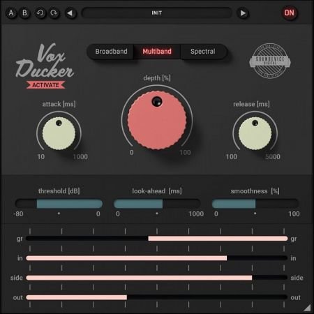 人声侧链工具 Soundevice Digital VoxDucker v1.0 WIN/Mac-音浪网-音乐制作系统办公资源