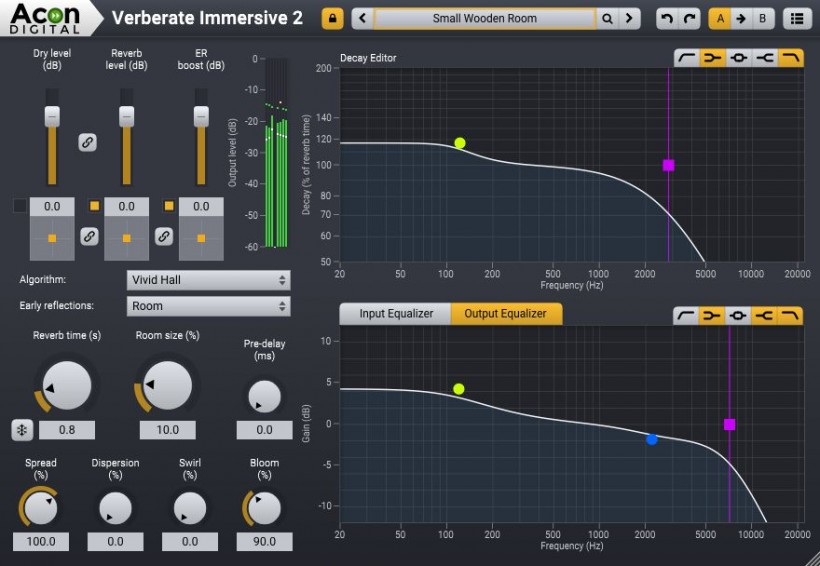 环绕声混响效果器 Acon Digital Verberate Immersive 2 WiN-音浪网-音乐制作系统办公资源