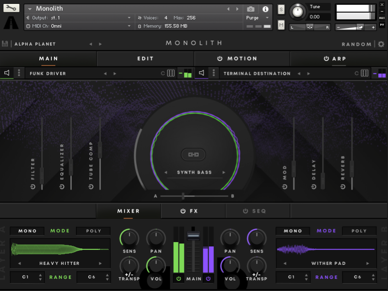 无限低音循环音色库更新 Artistry Audio Monolith v1.1 KONTAKT-音浪网-音乐制作系统办公资源