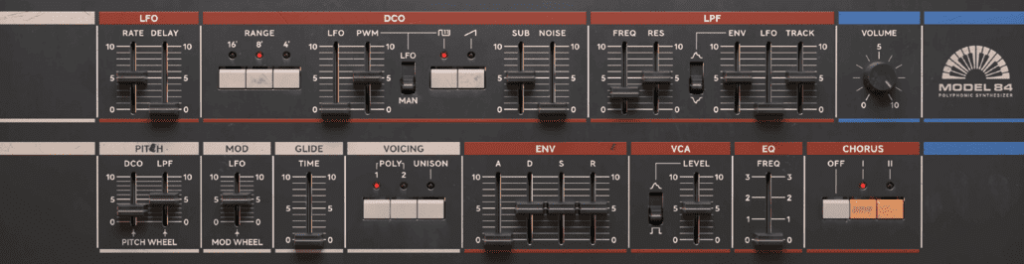 Model 84建模仿真合成器 Softube Model 84 Polyphonic Synthesizer v2.5.67 WIN-音浪网-音乐制作系统办公资源