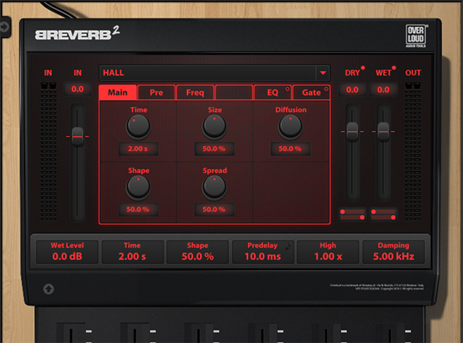 Overloud BREVERB 2 v2.1.15 经典混响插件 WIN/MAC-音浪网-音乐制作系统办公资源