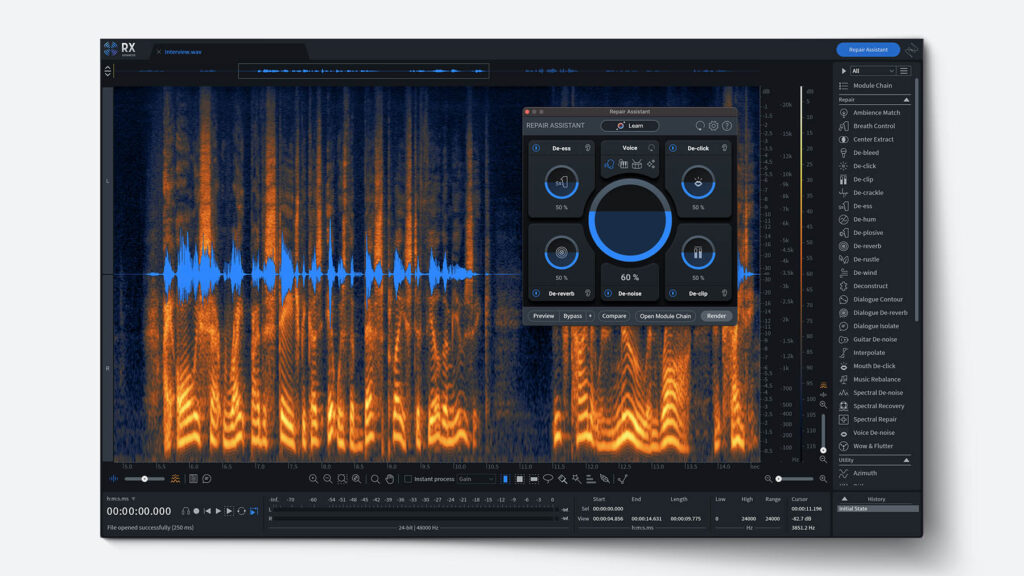 臭氧iZotope RX 11 Audio Editor Advanced v11.0.0 CE-V.R 高级音频声音处理软件 WIN-音浪网-音乐制作系统办公资源