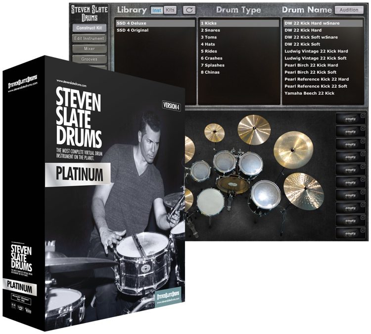 SSD板岩鼓 Steven Slate Drums Platinum 4 白金版四套扩展包 Win/Mac 大文件-音浪网-音乐制作系统办公资源