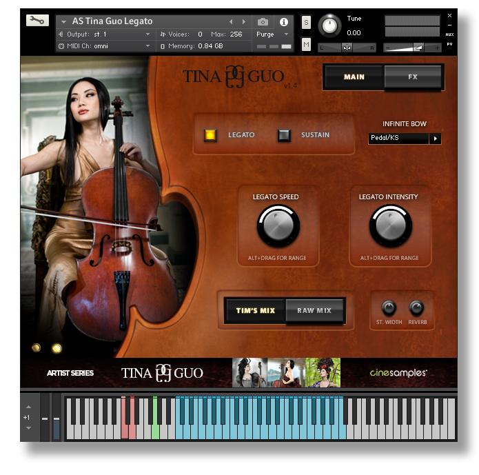 经典大提琴音色 Cinesamples Artist Series: Tina Guo v1.4 KONTAKT-音浪网-音乐制作系统办公资源