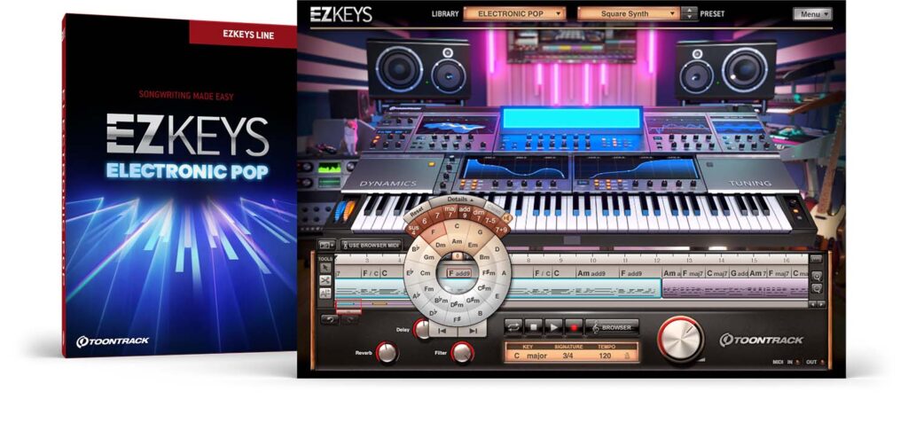 自动钢琴伴奏音色 Toontrack EZkeys v1.3.3 WIN/MAC (含所有扩展音色库+MIDI包) 大文件-音浪网-音乐制作系统办公资源