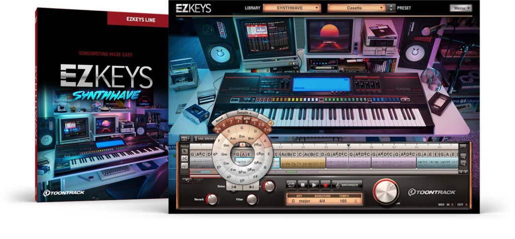 智能钢琴升级 Toontrack EZkeys v1.3.3 WIN&MAC&EZkeys Synthwave-音浪网-音乐制作系统办公资源