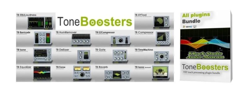 音频效果器插件包 ToneBoosters Plugin Bundle v1.6.7 WIN/MAC-音浪网-音乐制作系统办公资源