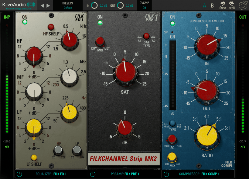 70年代硬件通道条模拟效果器 Kiive Audio Filkchannel Strip MK2 v1.0.0 WIN/MAC-音浪网-音乐制作系统办公资源