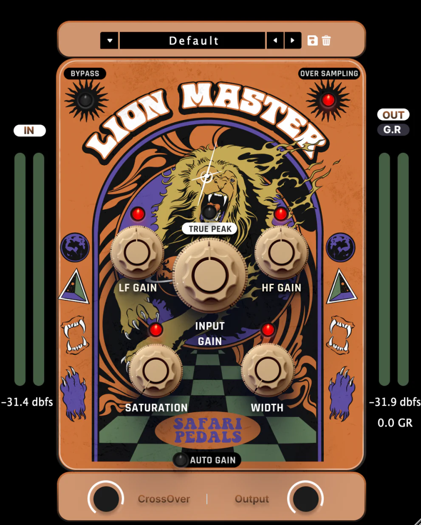 雄狮限制器插件 Safari Pedals Lion Master v1.5.72 WIN/MAC-音浪网-音乐制作系统办公资源