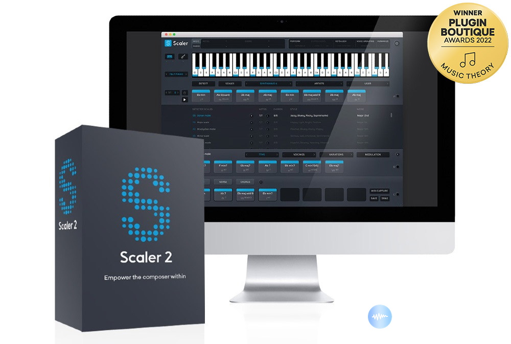 智能和弦写歌助手 Plugin Boutique Scaler 2 v2.8.1 Regged WIN/MAC-音浪网-音乐制作系统办公资源