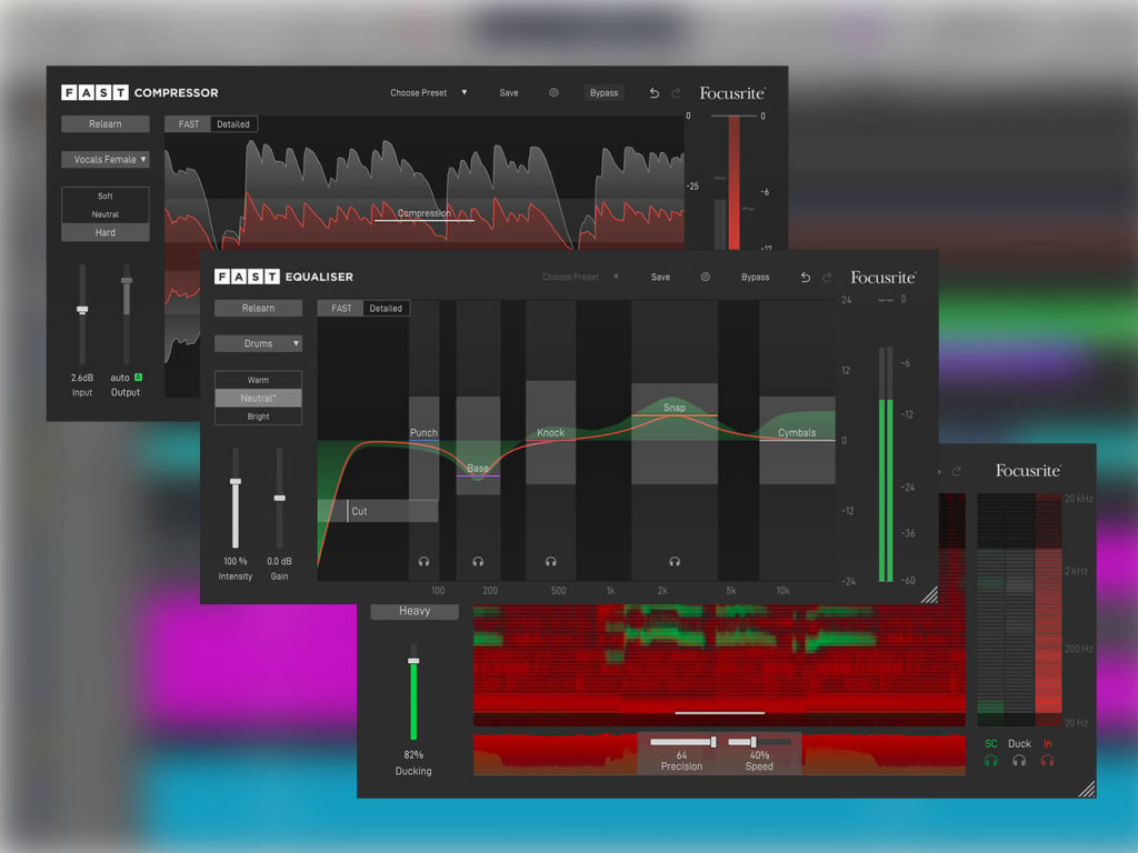 Focusrite混音插件合集 Focusrite FAST Bundle v2023.07 WIN-音浪网-音乐制作系统办公资源