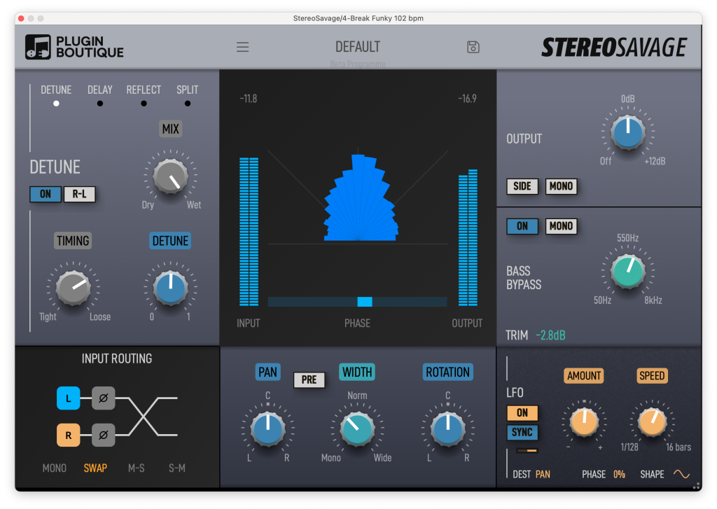 专业立体声效果器 Credland Audio StereoSavage v2.0.1 WIN-音浪网-音乐制作系统办公资源