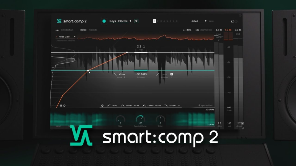 智能动态压缩效果器 Sonible Smartcomp 2 v1.0.3 WIN/MAC-音浪网-音乐制作系统办公资源