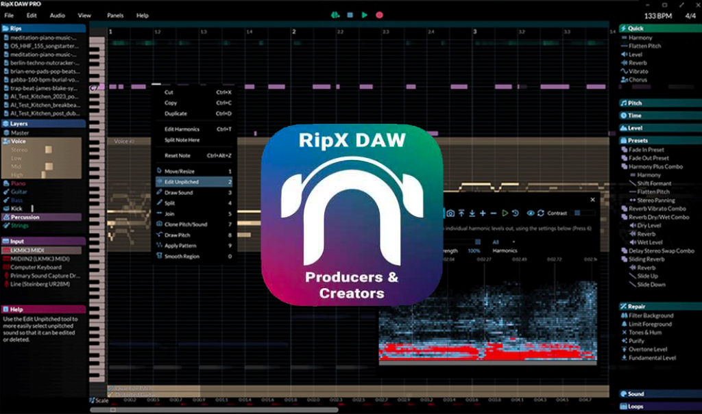 全新AI音频提取 Hit’n’Mix RipX DAW PRO v7.0.2 WIN/MAC（附带安装教程）-音浪网-音乐制作系统办公资源