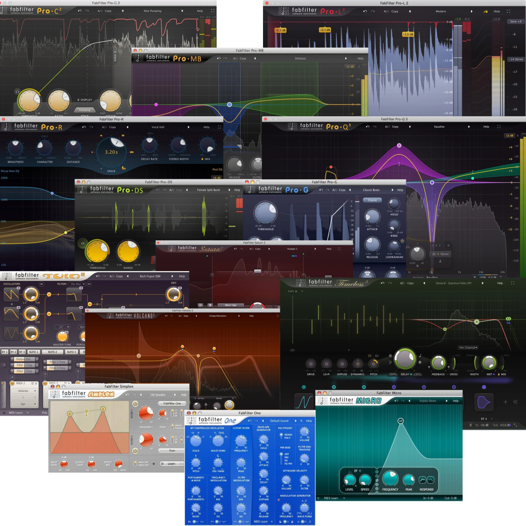 肥波最新版 FabFilter Total Bundle v2023.12.20 WIN/MAC-音浪网-音乐制作系统办公资源