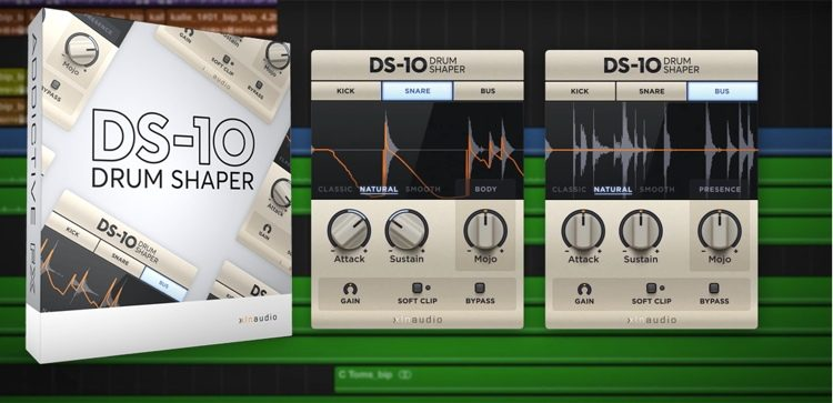 鼓机动态处理插件 XLN Audio DS-10 Drum Shaper v1.2.5.1 WIN-音浪网-音乐制作系统办公资源