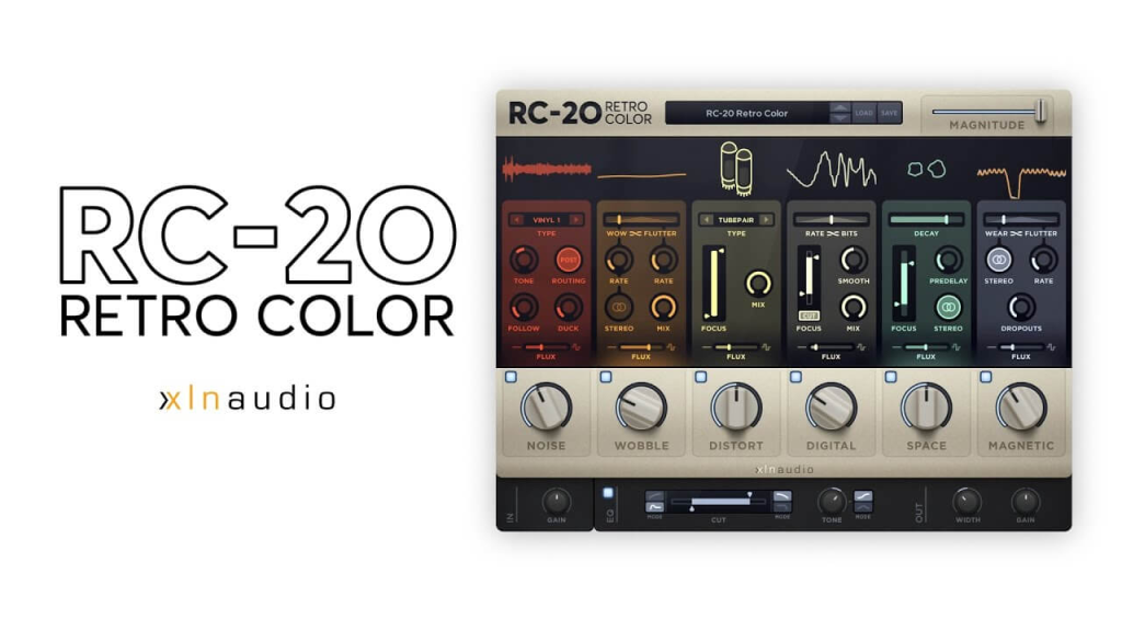 复古创意效果器 XLN Audio RC-20 Retro Color v1.3.5.1 WIN/MAC-音浪网-音乐制作系统办公资源