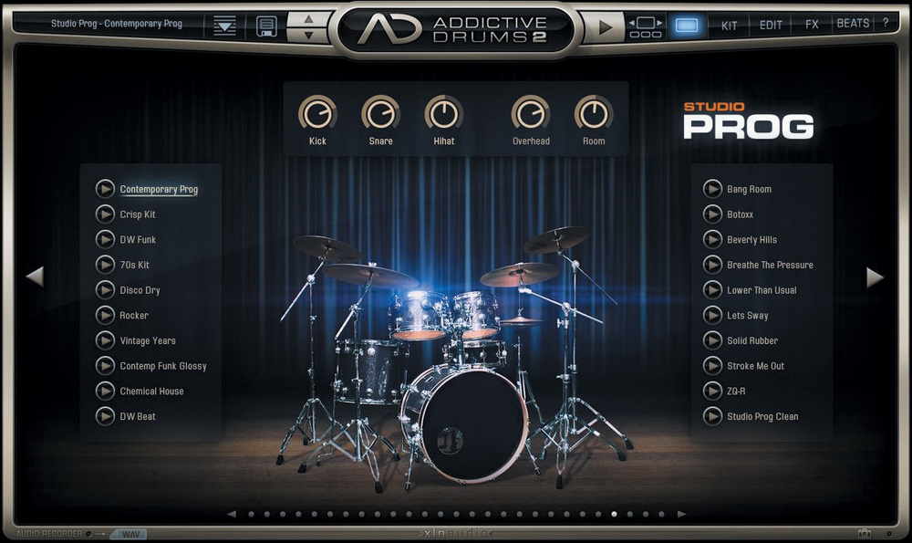 专业鼓点音源升级 XLN Audio Addictive Drums 2 Complete v2.3.5.4 WIN-音浪网-音乐制作系统办公资源