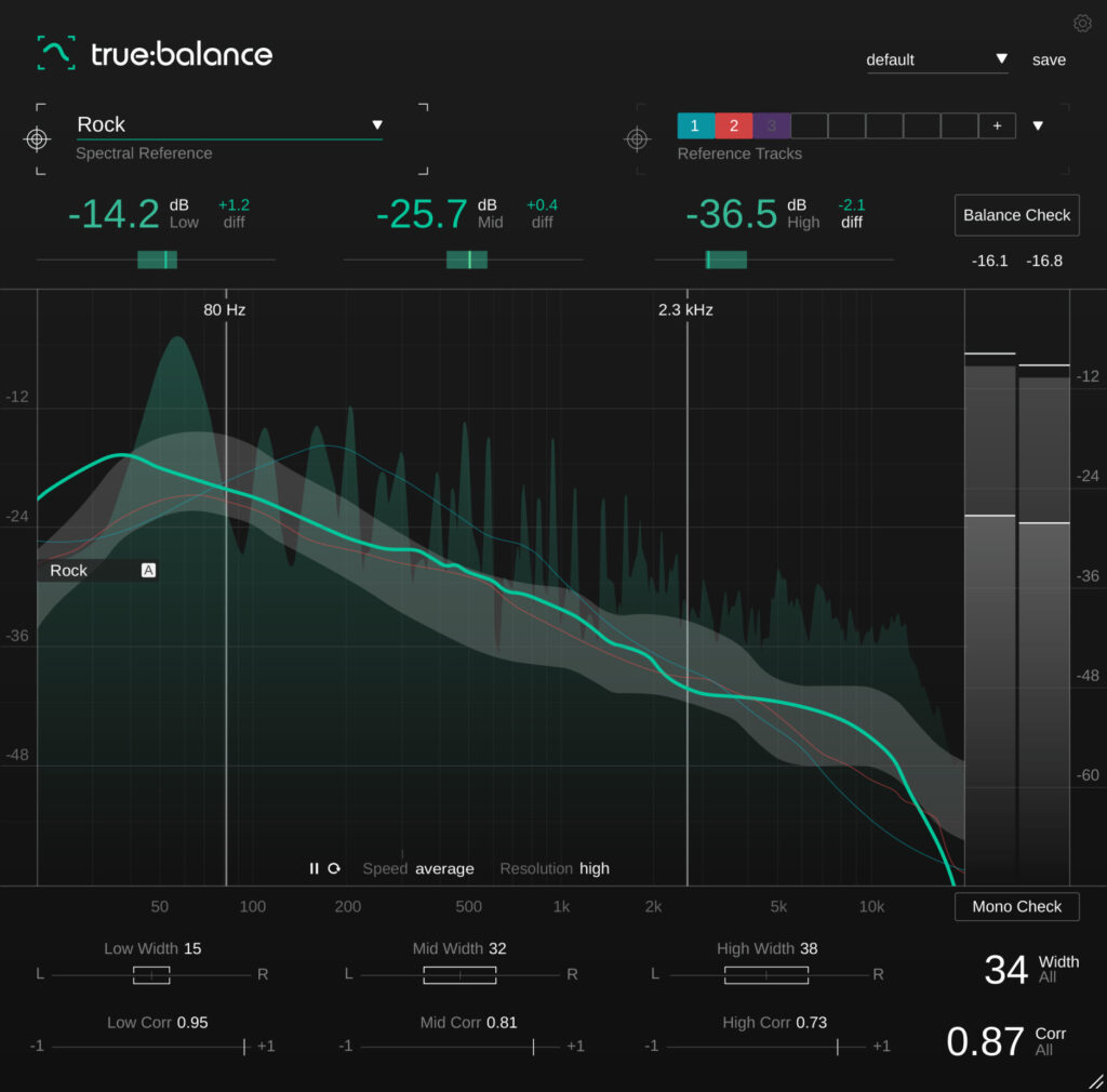 声像宽度与光谱的计量插件 Sonible Truebalance v1.0.0 WIN/MAC-音浪网-音乐制作系统办公资源