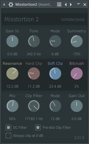 失真插件 Nimble Tools Misstortion v2.0.10-音浪网-音乐制作系统办公资源